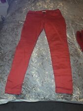 Tu..size 16L bright red jeans. 