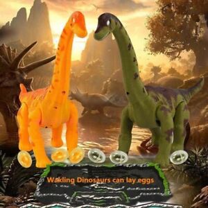 LARGE DINOSAUR WALKING SOUND LIGHT TOYS GIFT ANIMAL FIGURE DINOSAUR LAYS EGGS