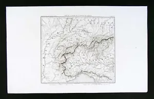 1859 Dufour Map - Italy Piedmont Switzerland - Napoleon - Picture 1 of 1