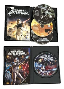 Star Wars Battlefront 1 y 2 PC CD / PC DVD LucasArts Ciencia Ficción 2 x Paquete de Juego PAL - Imagen 1 de 14