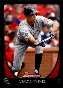 2011 Bowman Ubaldo Jimenez Colorado Rockies #143 - Picture 1 of 2