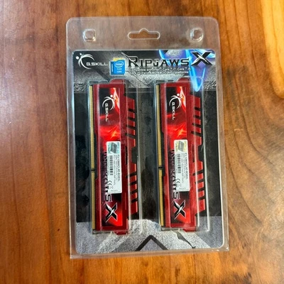 G.Skill RipJaws X 8GB 4GB x 2 DDR3 1600MHz F3-12800CL9D-8GBXL Gaming RAM F3-23 - Image 1 of 4