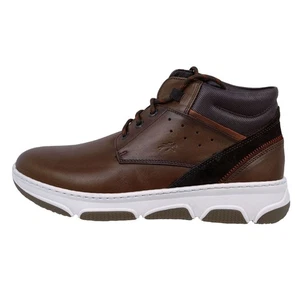 Fluchos Bonny:Botines Para Hombre Marrón Piel Plantillas Extraibles F1346 - Picture 1 of 6