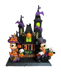 Calendario de cuenta regresiva de Halloween de los parques de Disney Drácula Mickey Witch Minnie - Imagen 1 de 4