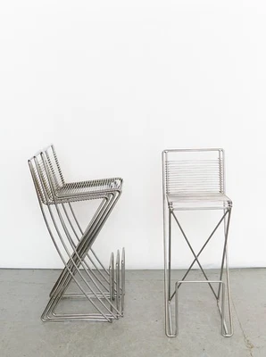 Till Behrens Kreuzschinger Barhocker für Schublach I Set of Four - Bild 1 von 4