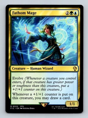 #325 Fathom Mage 2025 Final Fantasy Commander Rare - Image 1 of 2