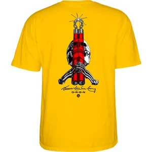 Powell Peralta - Skull & Nunchucks Bruce Lee Collab Tee Daisy - Picture 1 of 2