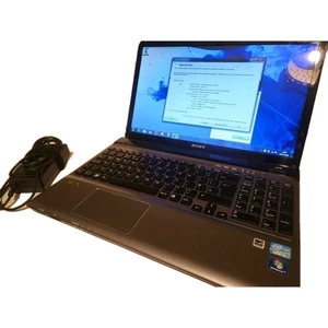 Sony Vaio SVE151D11M 15.6" Laptop Intel Core i5 4GB RAM 500GB WIN 7 & Charger  - Picture 1 of 7