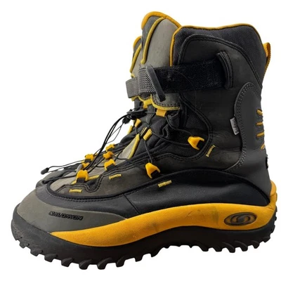 Botas de nieve Salomon X Ultra ClimaSalomon Thinsulate negras/amarillas para hombre talla 8,5 EE. UU. Foto 1 de 4