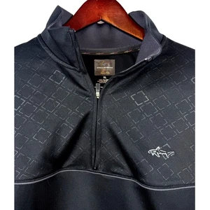 Greg Norman for Tasso Elba XL schwarz Pullover 1/4 Zip Golfjacke Herren - Bild 1 von 8