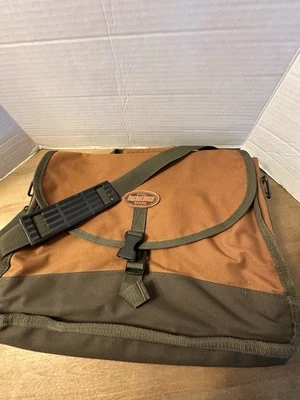 Bucket Boss Canvas Tool Messenger Style Shoulder Bag Work 17x13in Strong Pockets - Image 1 of 4