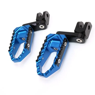 TRC Blue Foot Pegs Rider 25mm Adjusable For Yamaha Vmax 1700 09-17 16 15 14 13 — 第 1/4 张图片