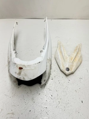 08 2008 Yamaha Phazer MTX 500 Pz50 OEM cubierta de asiento blanca panel de carrocería de plástico delantero Foto 1 de 4