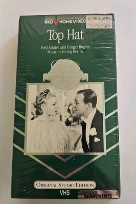 Top Hat VHS SEALED RKO Home Video Fred Astaire Ginger Rogers VTG  - Image 1 of 4