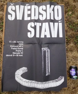 Póster vintage juego sueco? Svedsko Stavi Witness Put - Imagen 1 de 4