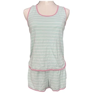 Lake Pima Tank Shorts Set in Green White Pink Size XS - Picture 1 of 12