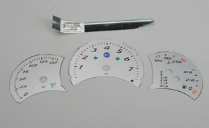 1997-1999 Porsche Boxster Aluminum Gauge Faces Tiptronic Trans - Picture 1 of 1