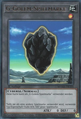 YuGiOh G-Golem Token MAMA-DE103 Token NM 1st - Bild 1 von 2
