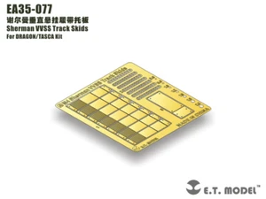 ET Model 1/35 EA35-077 Sherman VVSS Track Skids For DRAGON/TASCA Kit - Picture 1 of 3
