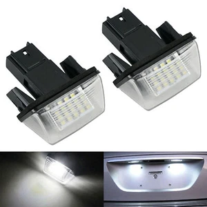 2x FOR PEUGEOT 206 207 306 307 406 CITROEN C3 C4 DS4 LED REAR NUMBER PLATE LIGHT - Picture 1 of 11