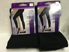 LOT OF 2 LEGGINGS BLACK COLOR S SIZE (3/4) M/L NEW IN PACKAGE