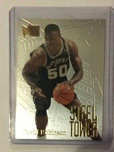 1995-96 Fleer Metal Steel Tower Insert David Robinson San Antonio Spurs #8 of 10 - Picture 1 of 2