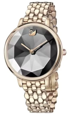 SWAROVSKI 5416026 CRYSTAL LAKE GREY DIAL CHAMPAGNE GOLD WOMENS WATCH - Image 1 of 4