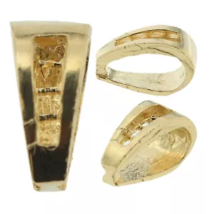 Collar de cadena de fianza colgante de oro amarillo de 14 K para fianza - Imagen 1 de 5