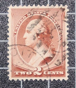Scott 210 - 2 Cents Washington - Used PSE Cert GR 95 SCV $150.00 - Picture 1 of 3