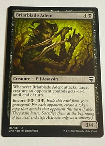 X4 BRIARBLADE ADEPT - COMMANDER LEGENDS - MTG - JUEGO - CASI NUEVO - Imagen 1 de 3