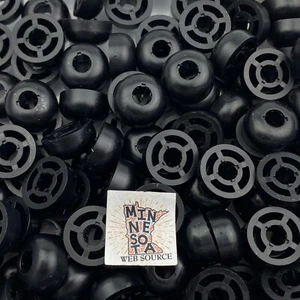 50 Knex Black Head Top Pieces - K'nex Standard Parts - Picture 1 of 7