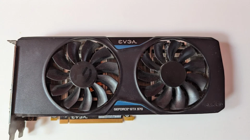 EVGA GeForce GTX 970 SSC 4GB GDDR5 PCIE Graphics Card - DVI, HDMI, DisplayPort - Image 1 of 1