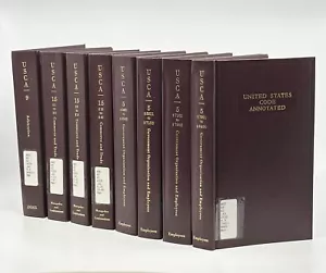 USCA US Code Annotated Law Books: 8 Various Vols. 2020 Sups 5, 15 9 Reuters West - Foto 1 di 10