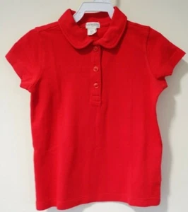 Brand New W/Tags Crewcuts Red Polo Top Girl's Size 3 - Picture 1 of 1