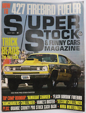 Vintage Super Stock Car Magazine Vol 6 #3 July 1971 Flash Gordon Firebird F4