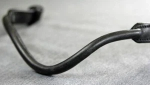FSS Round Rolled Leather Curve U Wave Shape Browband PATENT MATT all Size Colour - Picture 1 of 1