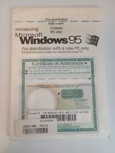 Microsoft Windows 95 & COA for distribution Compaq PC only - Picture 1 of 2