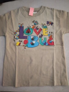 Kids 4T T-shirt Tan with Love Bug Print 277458 - Picture 1 of 1