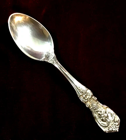 Francis I Reed & Barton Sterling Silver Demitasse Coffee Spoon No Monogram 4 1/2 Cover