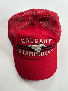 Vintage 47 Brand Calgary Stampeders Hat Snapback CFL Football Red Cap - Picture 1 of 7