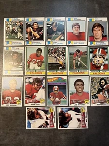 Vintage 1970's Topps Atlanta Falcons 18 Card Lot Claude Humphrey HOFer - Picture 1 of 11