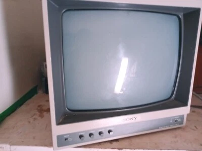 Sony Model SSM-175 Black & White B&W Surveillance Video Monitor *Tested* - Image 1 of 2