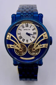 Nuevo reloj automático para hombre Invicta vintage 44 mm, azul 43747 - Imagen 1 de 11