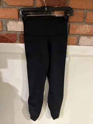 NEW WOMEN'S NIKE YOGA RUCHED 7/8 TIGHTS  ~ SIZE SMALL  #CJ3683-010 - Image 1 of 4