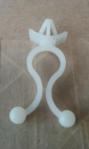 CABLE TWIST-LOCK SOPORTE CABLE BLANCO .250 AGUJERO DIA - Imagen 1 de 1