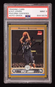 Kyle Lowry Signed 2006-07 Topps #226 #122/500 RC (PSA | Auto 9) Rookie Card | Se - Picture 1 of 2