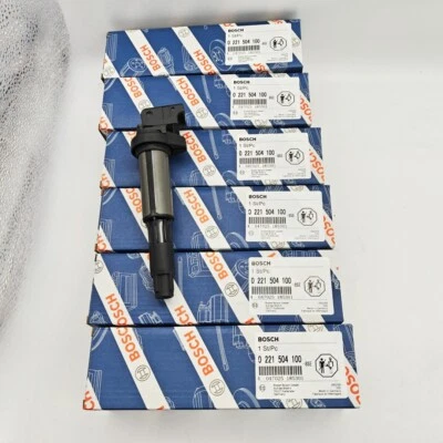 6x 0221504100 Ignition Coil FIts For Bosch BMW 550i 650i 650Ci X5 V8 4.8L UF515 - Изображение 1 из 4