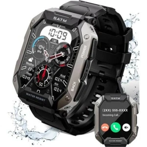 Smart Watch for Men with Answer/Make Call 100+ Sports Modes Fitness Waterproof - Picture 1 of 6