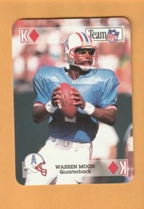 Warren Moon Houston Oilers 1992 Sport Decks HOF Washington Huskies 4D - Imagen 1 de 2