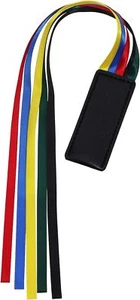 Bible Ribbon Bookmark Artificial Leather Multiple Page Marker with 5 Black - Picture 1 of 7